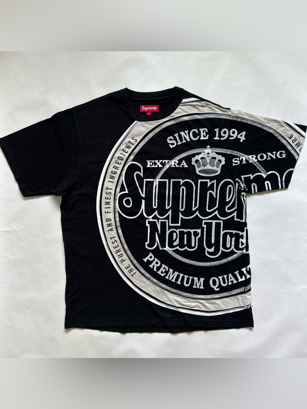 Supreme lager short sleeve top tee SS25 Large black